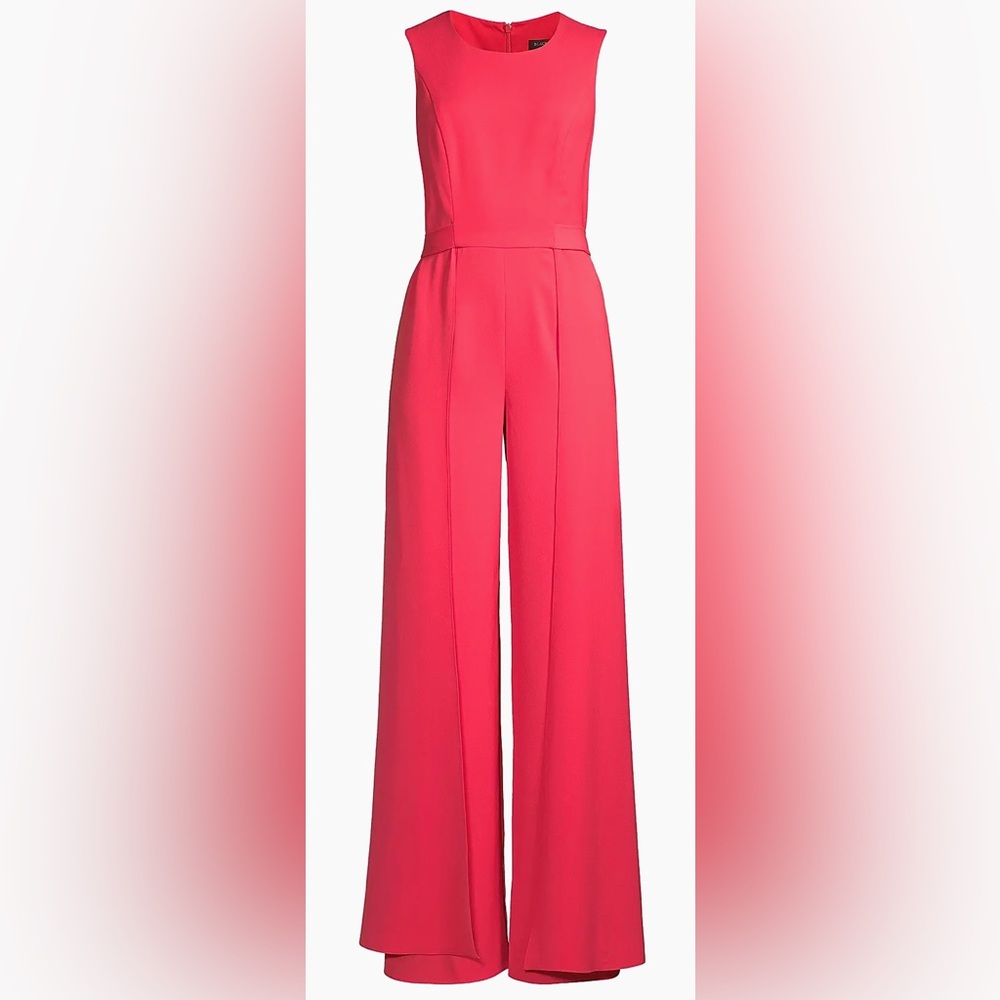 Black Halo Eve Alistar Wide-Leg Jumpsuit Size 6 NWT - Picture 3 of 8